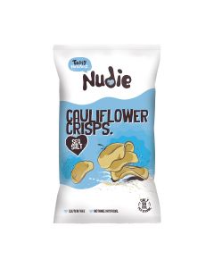 Nudie - Sea Salt Cauliflower Crisps - 12 x 80g