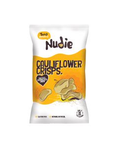 Nudie - Cheese and Caramelised Onion Cauliflower Crisps - 12 x 80g
