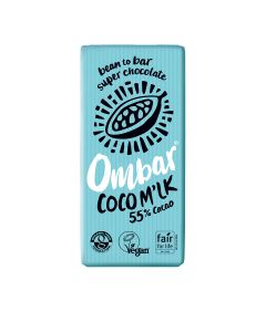 Ombar  - Organic & Fairtrade Coco M'lk Chocolate Bar - 10 x 70g