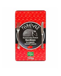 Fish4ever - Whole Sardines In Organic Tomato Sauce - 10 x 120g