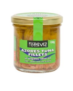 Fish4ever - Azores Tuna Fillets In Organic Olive Oil - 6 x 150g