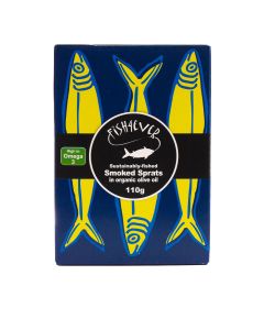 Fish4ever - Smoked Sprats in Organic Olive Oil - 12 x 110g