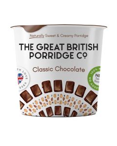 The Great British Porridge Co - Classic Chocolate Porridge Pot - 8 x 60g 