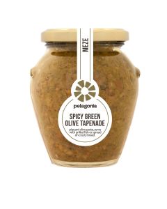Pelagonia  - Spicy Green Olive Tapenade - 6 x 300g