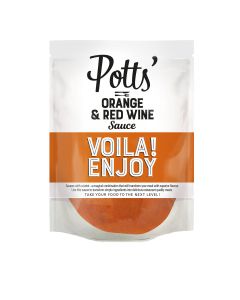 Potts - Orange & Red Wine Sauce - 6 x 250g