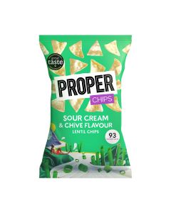 Proper - Sour Cream & Chive Lentil Chips - 8 x 85g