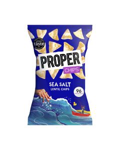 Proper - Sea Salt Lentil Chips - 8 x 85g