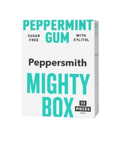 Peppersmith - Mighty Box Peppermint Sugar free Gum -18 x 50g