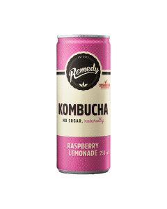 Remedy - Raspberry Lemonade Kombucha - 12 x 250ml