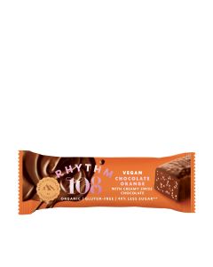 Rhythm 108  - Swiss Vegan Orange Bar with Dark Chocolate - 15 x 33g