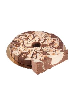 Rivoltini - Torta di Cioccolato 28 Slice Milk & Hazlenut Chocolate Cake  - 1 x 4kg