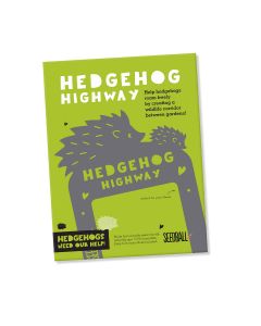 Seedball - Hedgehog Highway Garden Sign - 12 x 150g