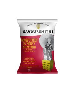 Savoursmiths - Wagyu Beef & Honey Mustard Flavour Potato Crisps - 24 x 40g