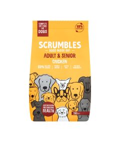 Scrumbles - Complete Dry Dog Food for Adult & Senior (Chicken) - 4 x 2kg