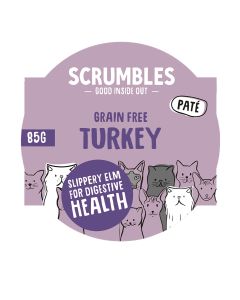 Scrumbles - Wet Cat Food Turkey - 8 x 85g