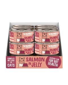 Scrumbles - Wet Cat Jelly (Salmon) - 18 x 80g