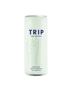 TRIP - CBD Infused Lemon Basil Drink - 12 x 250ml