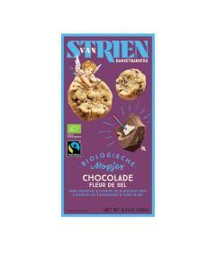Van Strien - All butter Organic Fairtrade chocolate fleur de sel cookies - 6 x 120g