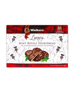 Walkers Shortbread - Dark Chocolate Mint Royals Shortbread - 12 x 150g