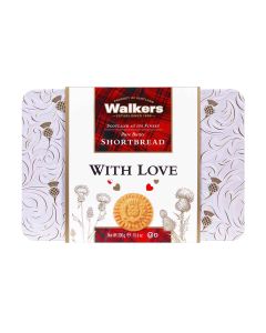Walkers Shortbread - With Love Pure Butter Shortbread Biscuits - 6 x 300g