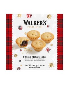 Walkers Shortbread - 9 Luxury Mini Mince Pies - 12 x 225g