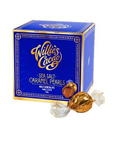 Willie's Cacao - Sea Salt Caramel Milk chocolate Pearls - 6 x 150g