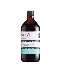Willys ACV - Organic Apple Cider Vinegar with 'The Mother' - 6 x 1000ml