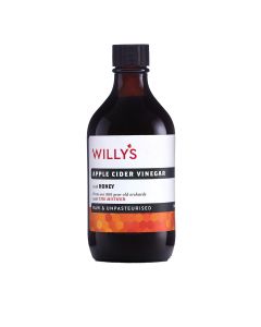 Willys ACV - Apple Cider Vinegar with 'The Mother' Honey  - 6 x 500ml