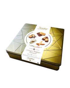 Desobry - Gold Star Tin filled with Luxury Biscuits - 12 x 400g