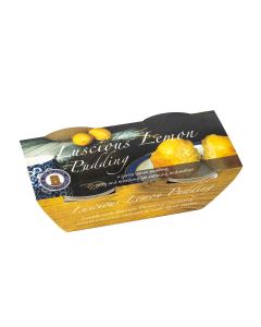 Buxton Pudding Company - Lucs' Lemon Pudding Twin Pot Puddings  - 8 x 2 x 115g (Min 14 DSL)