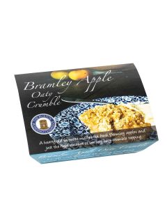 Buxton Pudding Company - Bramley Apple Oaty Crumble   - 8 x 250g (Min 14 DSL)