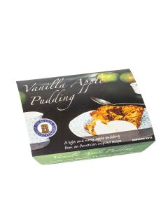Buxton Pudding Company - Vanilla Apple Pudding Foil  - 8 x 250g (Min 14 DSL)