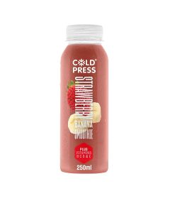Coldpress -  Strawberry & Banana Smoothie Plus Vitamins  - 8 x 250ml (Min 40 DSL)