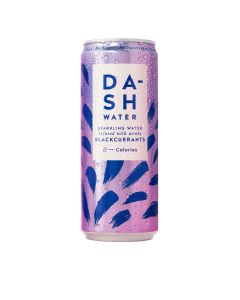 Dash Water - Sparkling Water Infused with Wonky Blackcurrants - 12 x 330ml