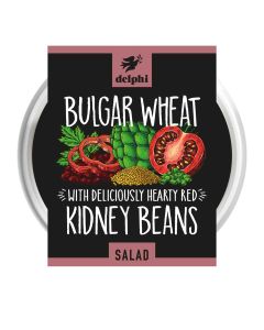 Delphi Foods  - Bulgar Wheat & Red Kidney Bean Salad - 6 x 200g (Min 16 DSL)