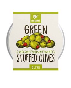 Delphi Foods  - Stuffed Green Olives with Pimento   - 6 x 160g (Min 30 DSL)