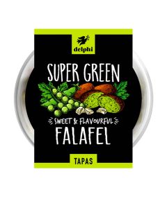 Delphi Foods  - Super Green Pea Falafels  - 6 x 110g (Min 16 DSL)