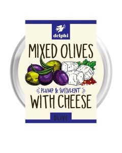 Delphi Foods  - Mixed Olives with Feta Cheese  - 6 x 300g (Min 30 DSL)