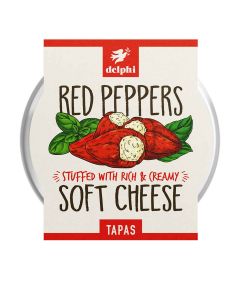 Delphi Foods  - Red Peppers Stuffed with Cream Cheese  - 6 x 135g (Min 30 DSL)