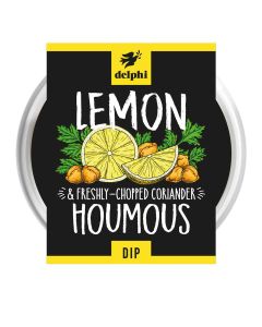 Delphi Foods  - Lemon & Coriander Houmous  - 6 x 170g (Min 16 DSL)