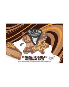 English Cheesecake Company - Salted Chocolate Cheesecake - 4 x 214g (Min 8 DSL)