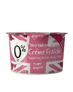 Yeo Valley - Crème Fraiche O% Fat - 6 x 200g (Min 12 DSL)