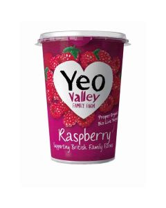 Yeo Valley - Raspberry Yogurt - 6 x 450g (Min 12 DSL)