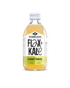 Flax and Kale - Lemon Fantasy Kombucha - 12 x 250ml (Min 60 DSL)