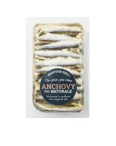 The Fresh Fish Shop - Anchovy Fillets in Rapeseed Oil - 6 x 200g (Min 60 DSL)