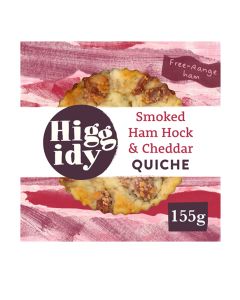 Higgidy - Smoked Bacon & Mature Cheddar Quiche  - 6 x 155g (Min 5 DSL)