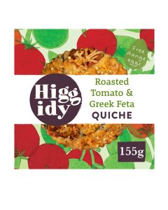Higgidy - Spinach, Feta & Roasted Red Pepper Quiche  - 6 x 155g (Min 5 DSL)