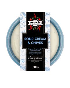 Orexis  -  Sour Cream & Chive Dip  - 6 x 200g (Min 12 DSL)