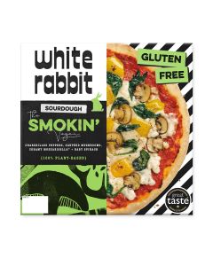 White Rabbit - The Smokin' Vegan Gluten Free Pizza  - 4 x 353g (Min 6 DSL)