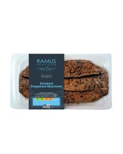 Ramus Fresh - Smoked Peppered Mackerel  - 4 x 180g (Min 4 DSL)